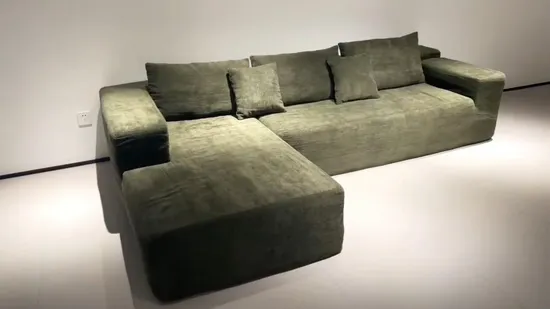 Sofa Modular Sectional Corner Sponge Foam Customized Modular Compressed Couch Sofa 