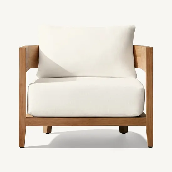 Tg Popular Outdoor Teak Patio Furniture Teak Outdoor Furniture Sofa with Quick Dry Foam 