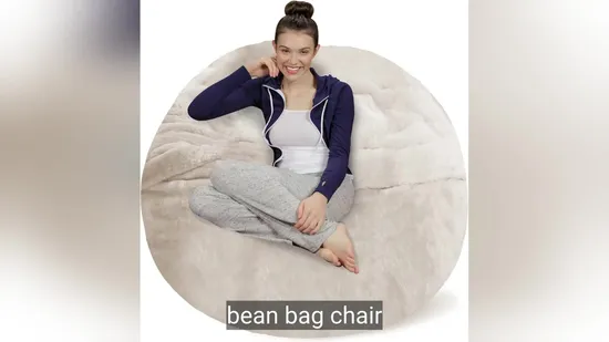 Ultra Soft Shredded Memory Foam Bean Bag Bed for Adults 