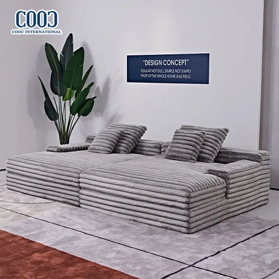 Modern Compression Sponge Modular Sofa Couch Foam Vacuum Packed Chaise Lounge Compressed Sofa Bed 