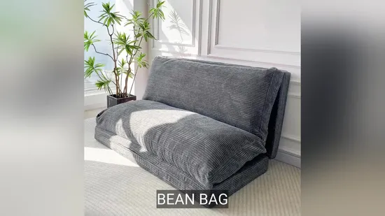 Bean Bag Bed Folding Sofa Bed Floor Mattress, Bean Bag Chair 