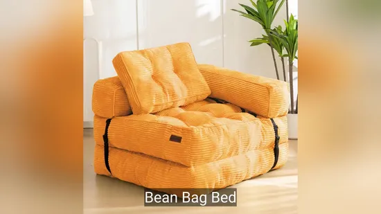 Bean Bag Bed Folding Sofa Bed Floor Mattress Long Floor Sofa 
