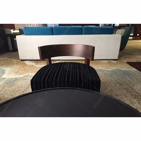 Custom Design High Density Foam Fabric Lounge Chair Sofas for 5
