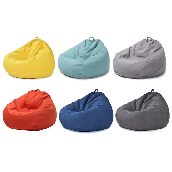 Bean Bag Chair Cover Without Filler for Kid and Adult 